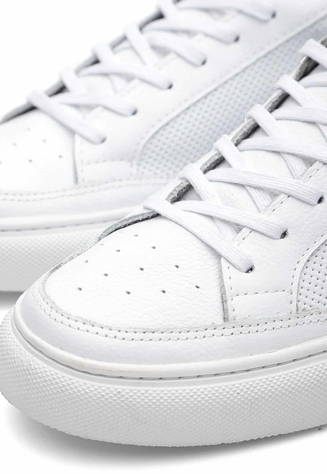 Tenis de cuero para hombre color blanco| Armori x Los Caballeros - miniatura 9