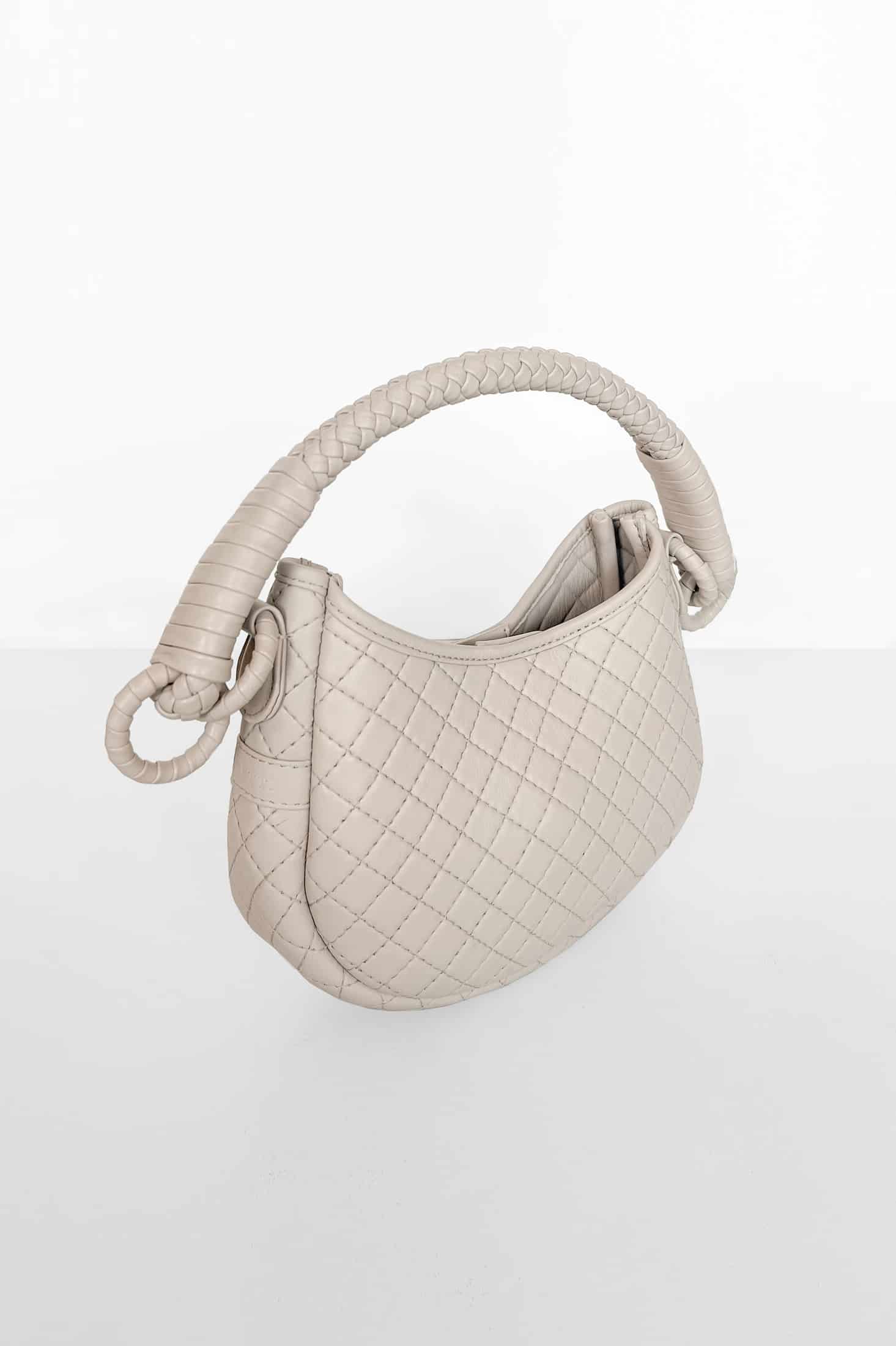 Saddle Mini, Shoulder Bag - Offwhite - miniatura 3