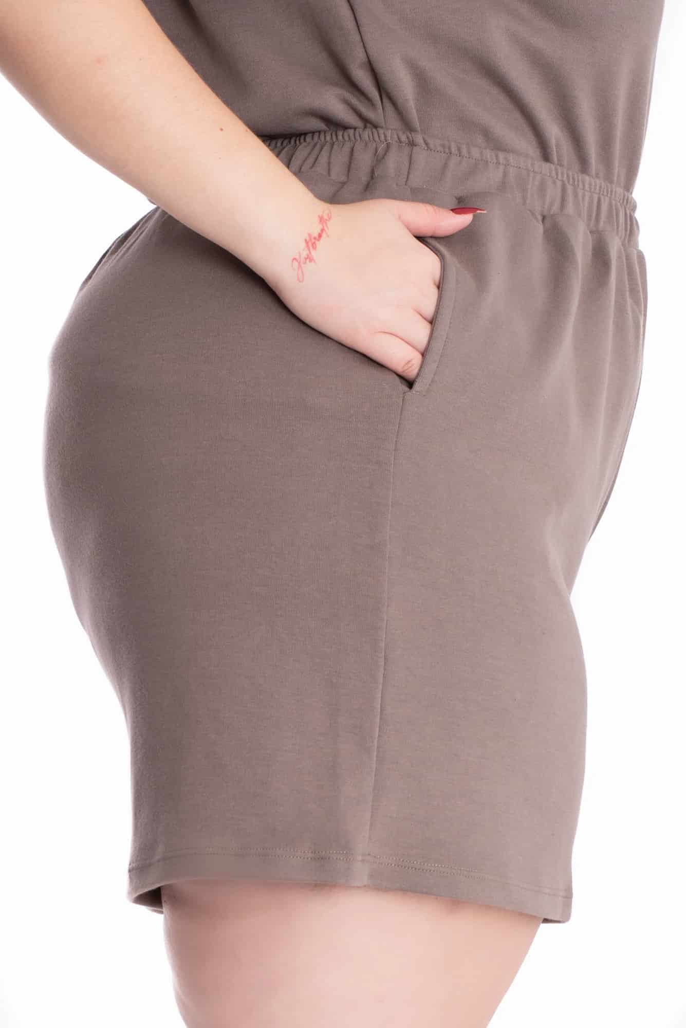 Short Lorena Cocoa Tela Premium - miniatura 4