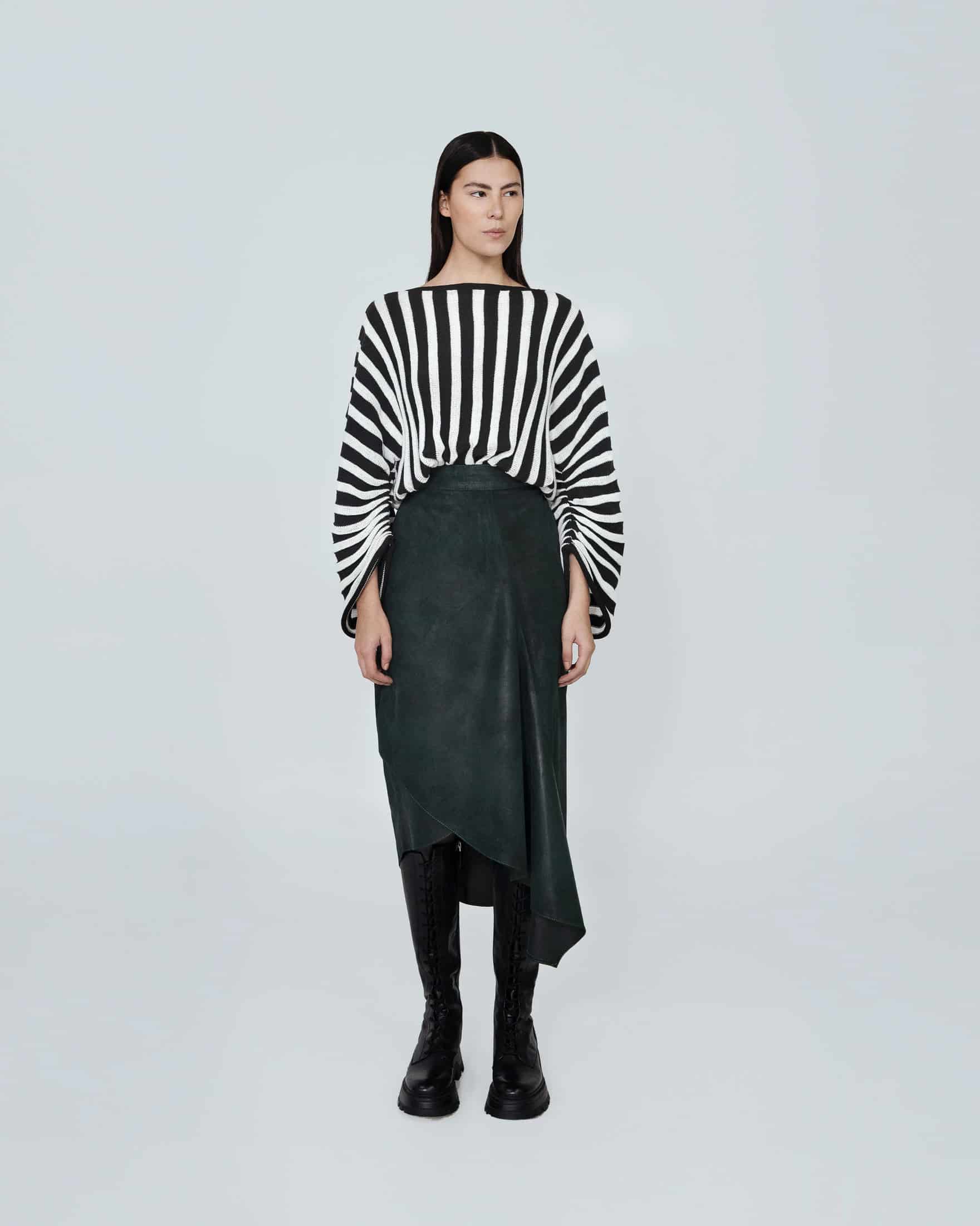 TWO TONE V NECK SWEATER - miniatura 2