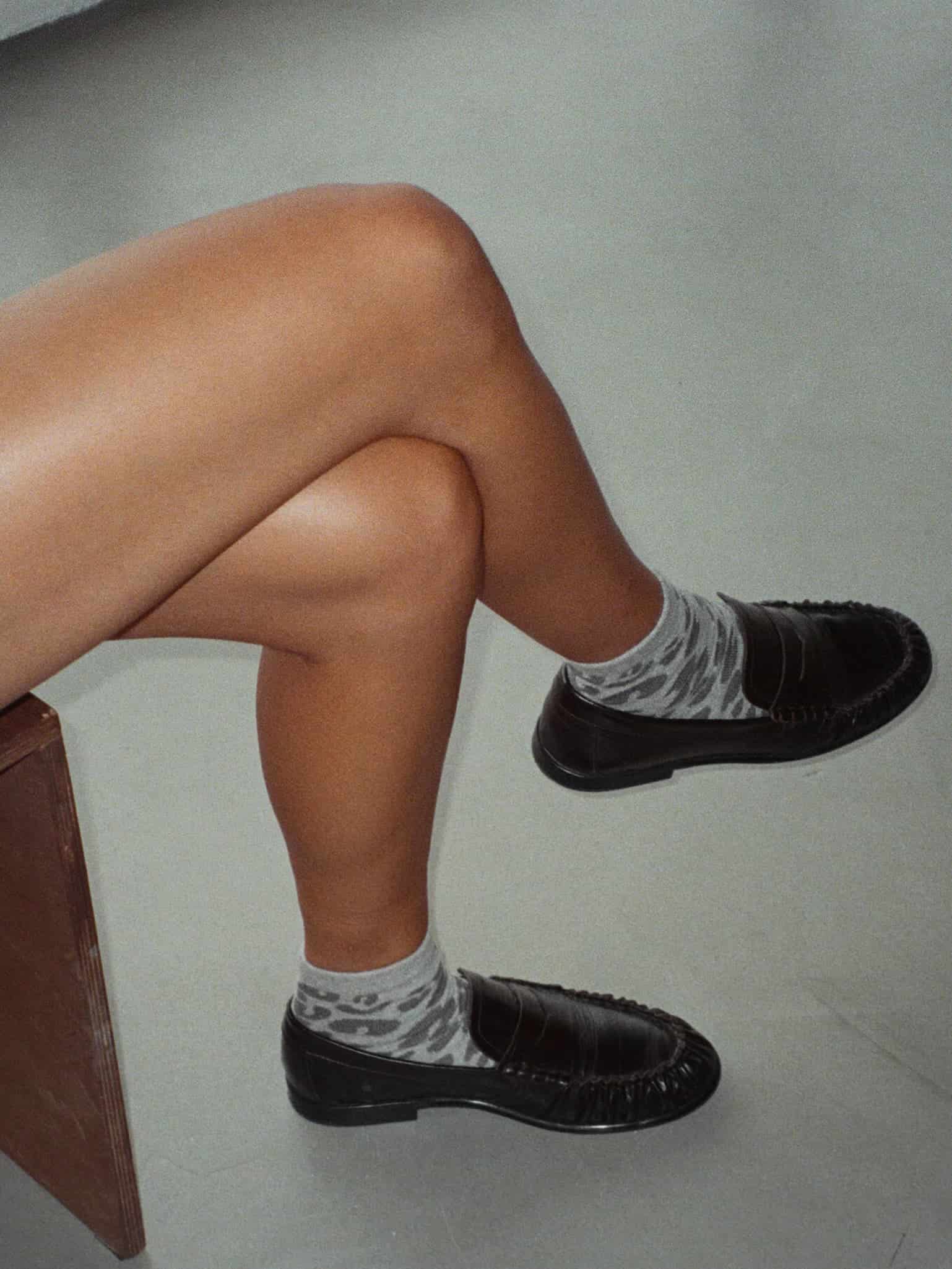 PRINT MIDI SOCKS PACK X2 - BLACK & GRAY - miniatura 4