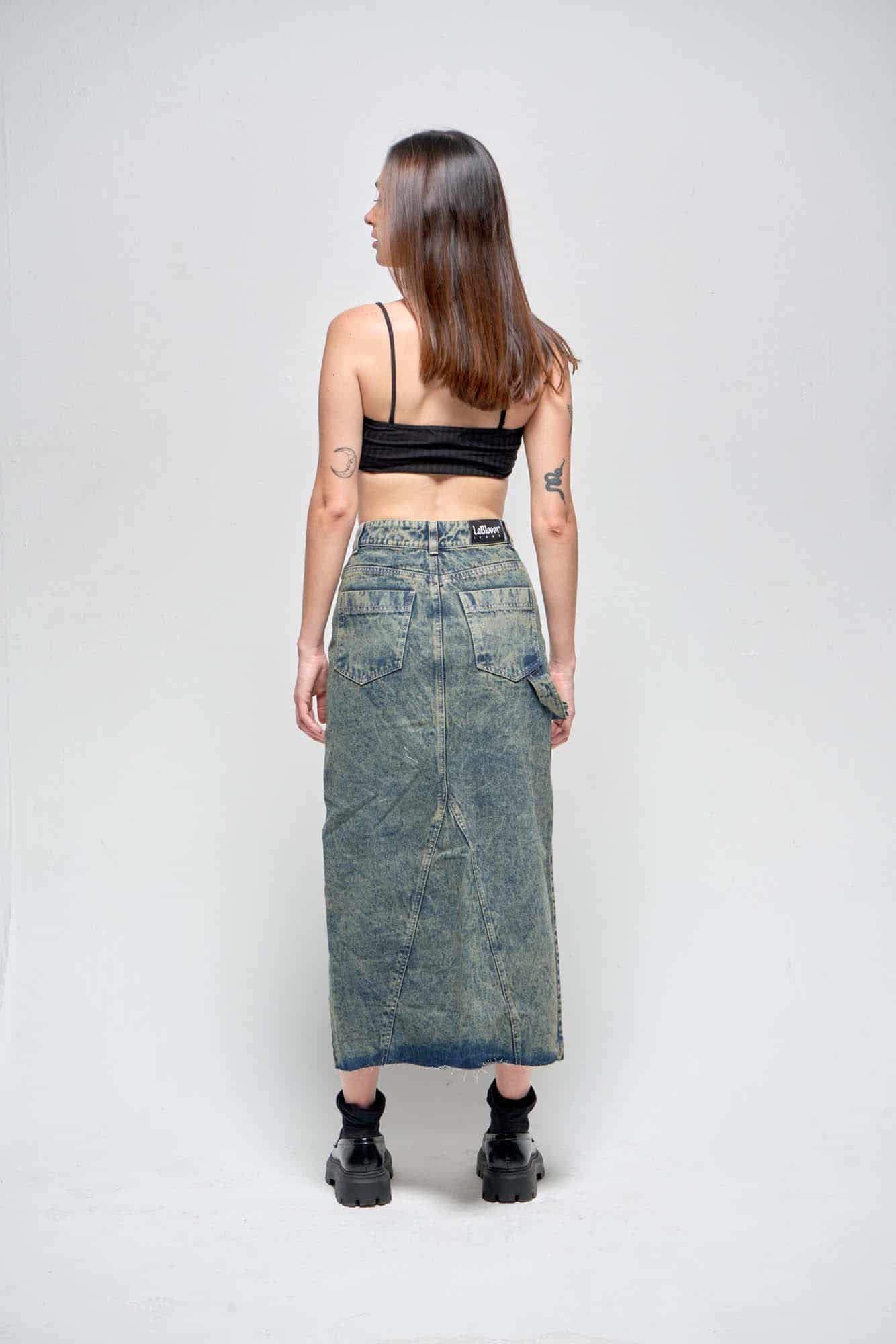 LAYLA DENIM SKIRT - miniatura 6