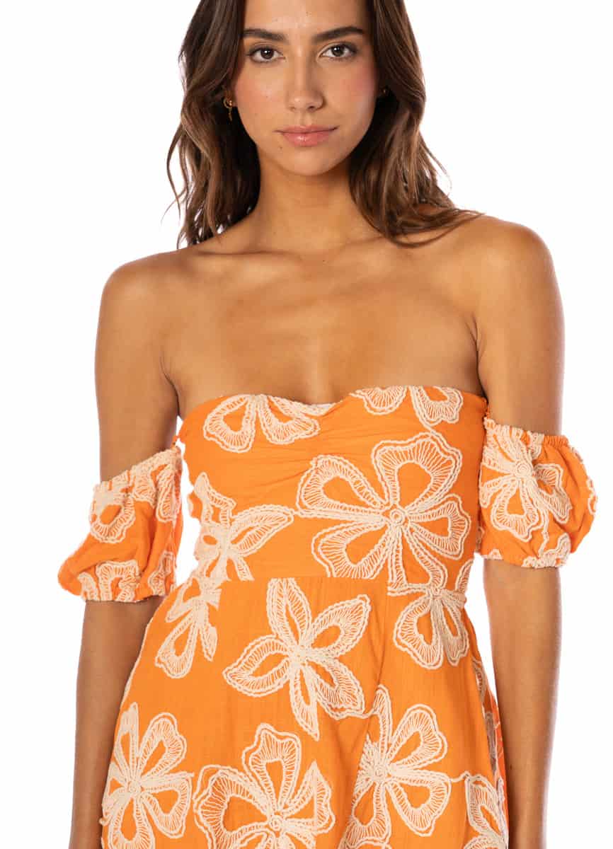 Maaji Tangerine Bloom Aperol Short Dress - miniatura 3