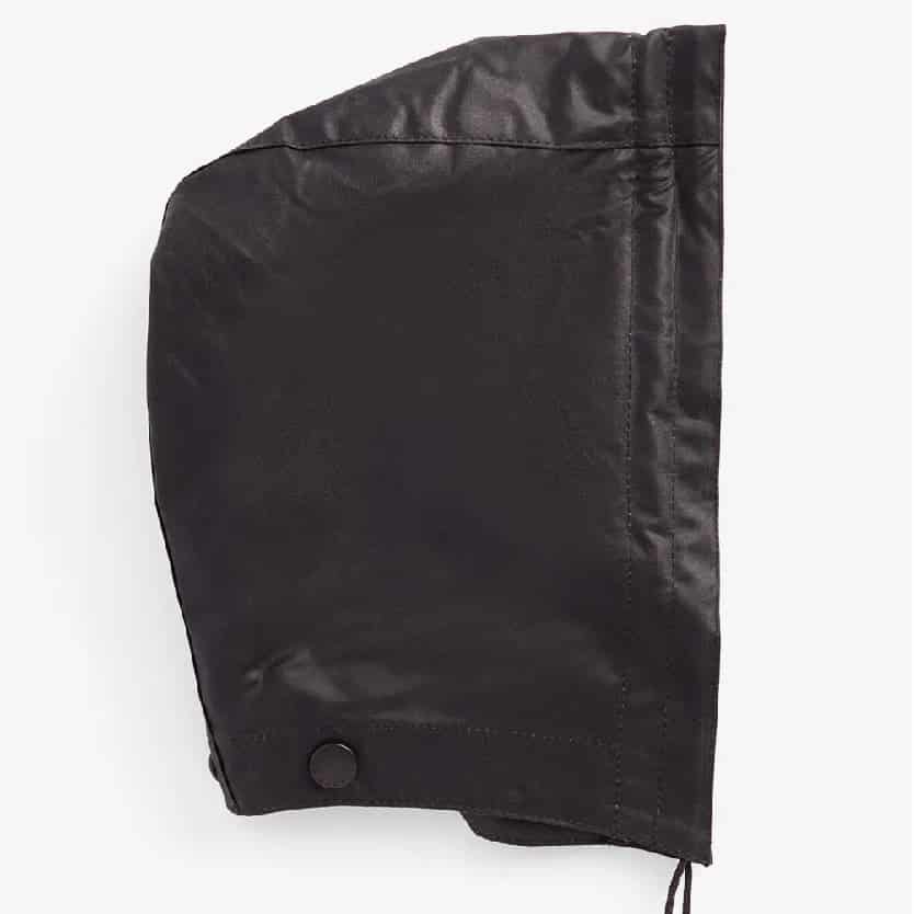 Waxed Cotton Plain Hood - miniatura 2