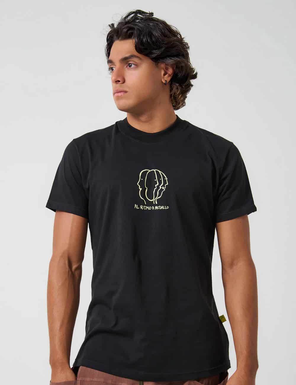Camiseta Regular Fit Soul Rythm negro Hombre - miniatura 5