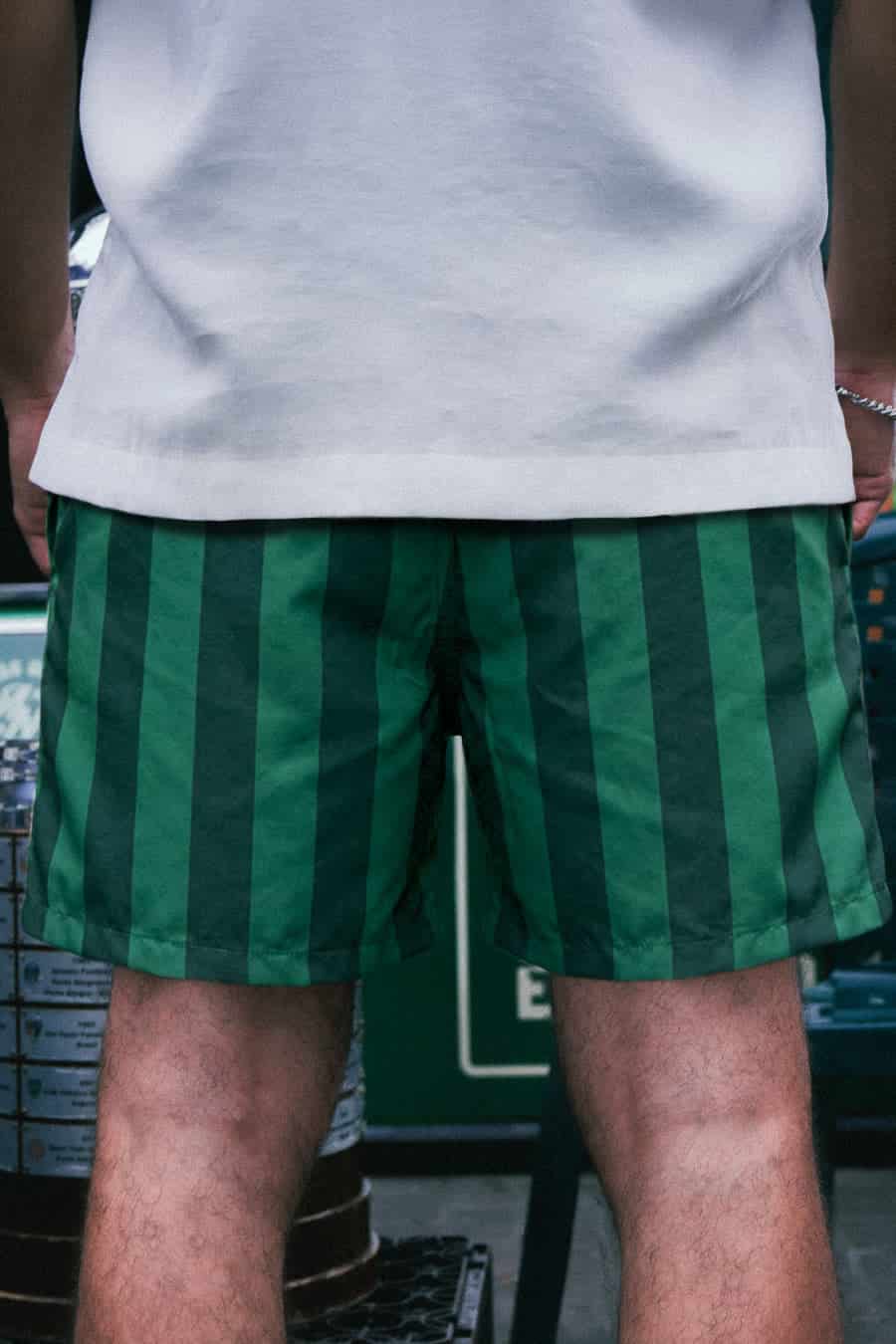 PANTALONETA RAYAS VERDE/NEGRO AN BOHIO - miniatura 2