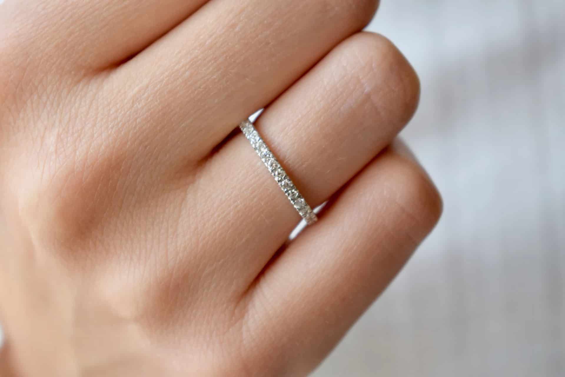 Argolla Infinity Diamantes - miniatura 2