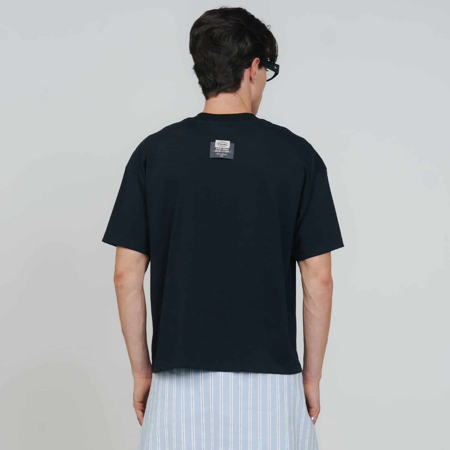 F*ck Nudes Boxy T-Shirt - Black - miniatura 3