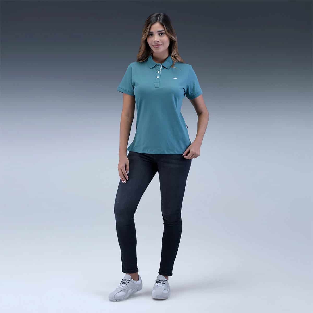 Polo Verde Mujer - miniatura 4