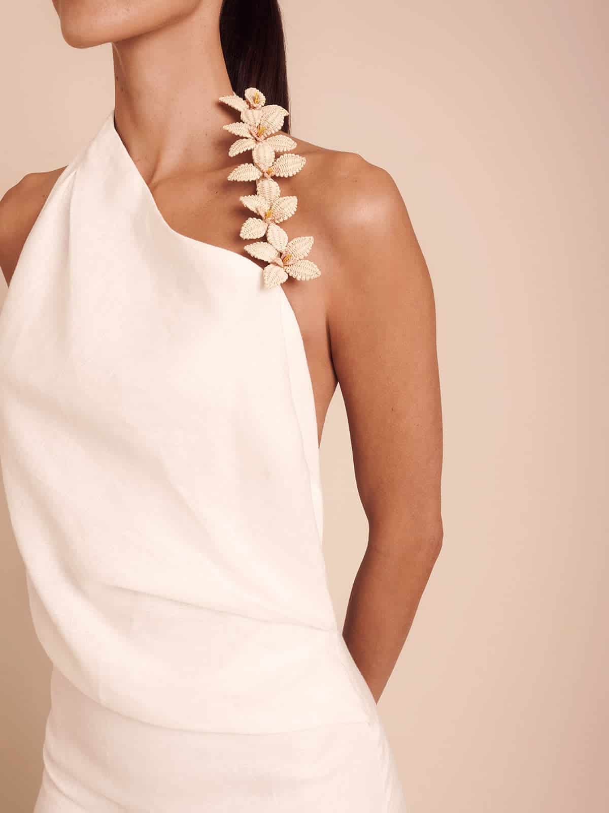 PIA DRESS IVORY - miniatura 3