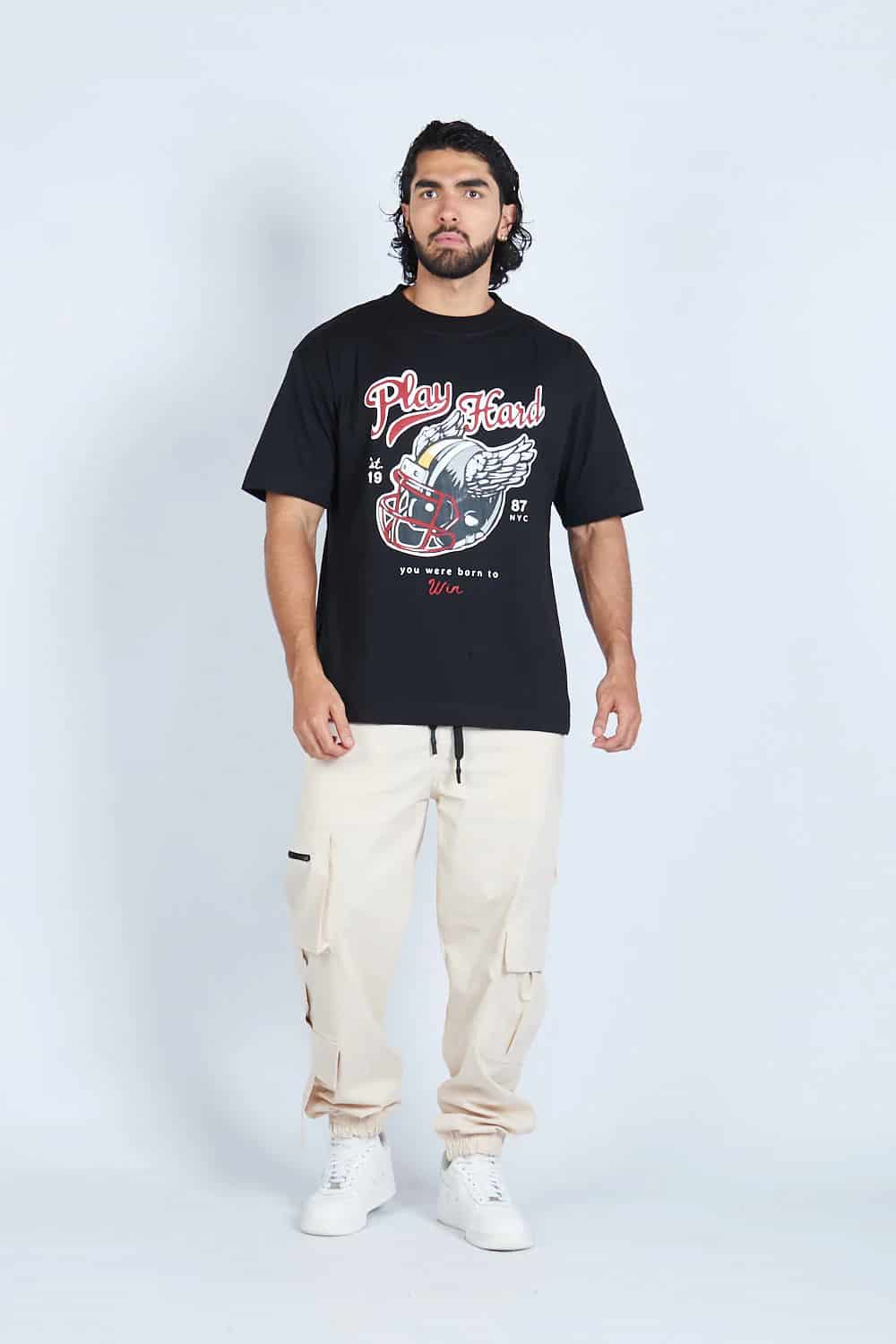 Pantalón jogger 4 cargos cierre y charretera bota resortada  | Drop 03 | - miniatura 4