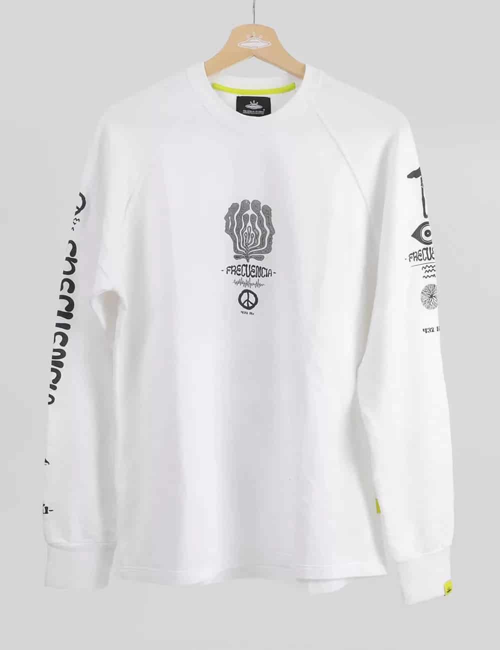 Camibuso Manga Ranglan Frecuencia crudo Unisex - miniatura 11