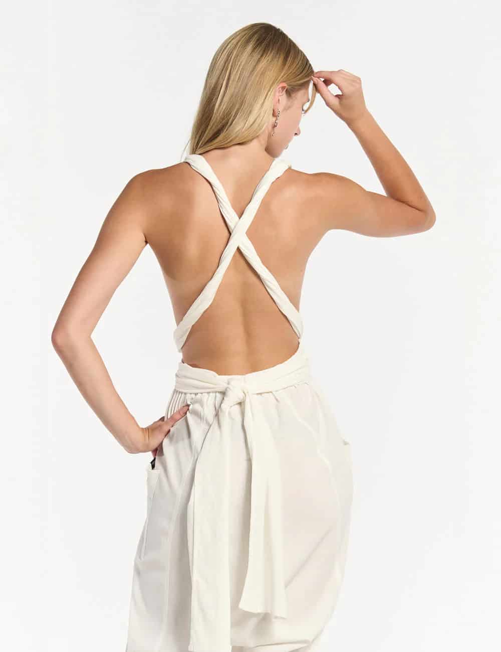 Jumper Tiras cruzadas Mooring crudo Mujer - miniatura 14