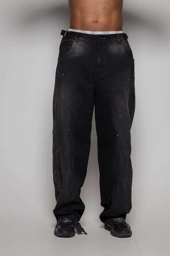 Baggy Courage Negro Taches - miniatura 3