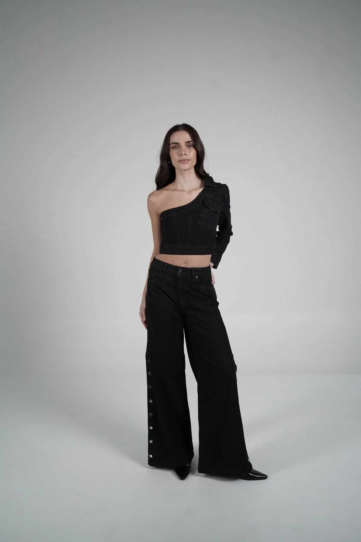 Side Buttons Jeans - miniatura 1