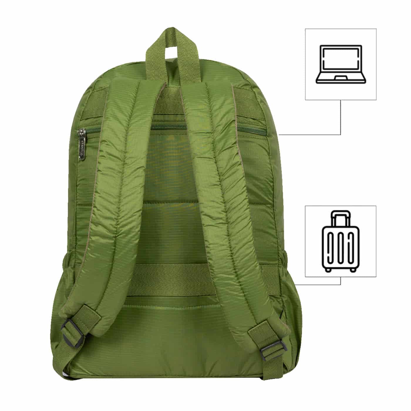 Morral Urbano Citybags Light Verde Pino - miniatura 4