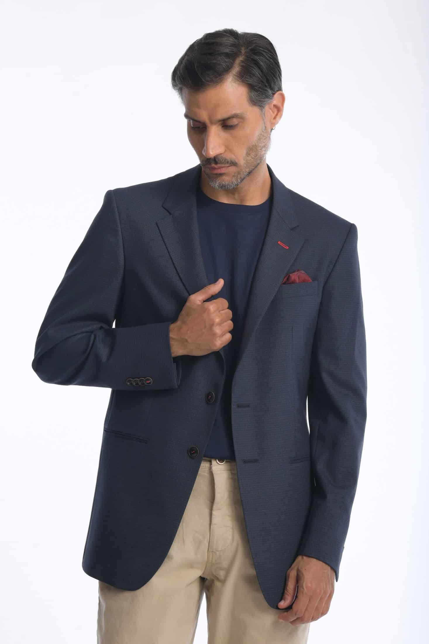 Blazer Relaxed Torino Azul Navy - miniatura 1