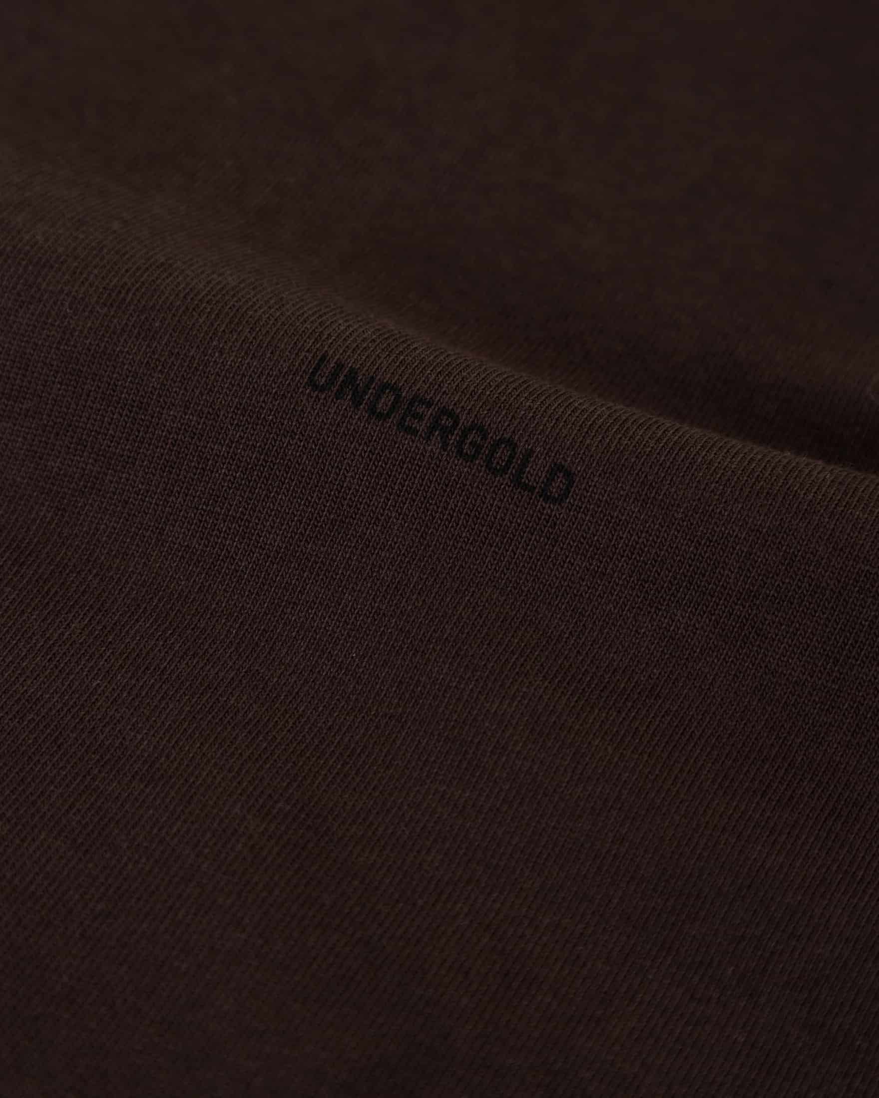Basics Tiny Logo Regular Fit Tshirt Brown - miniatura 5
