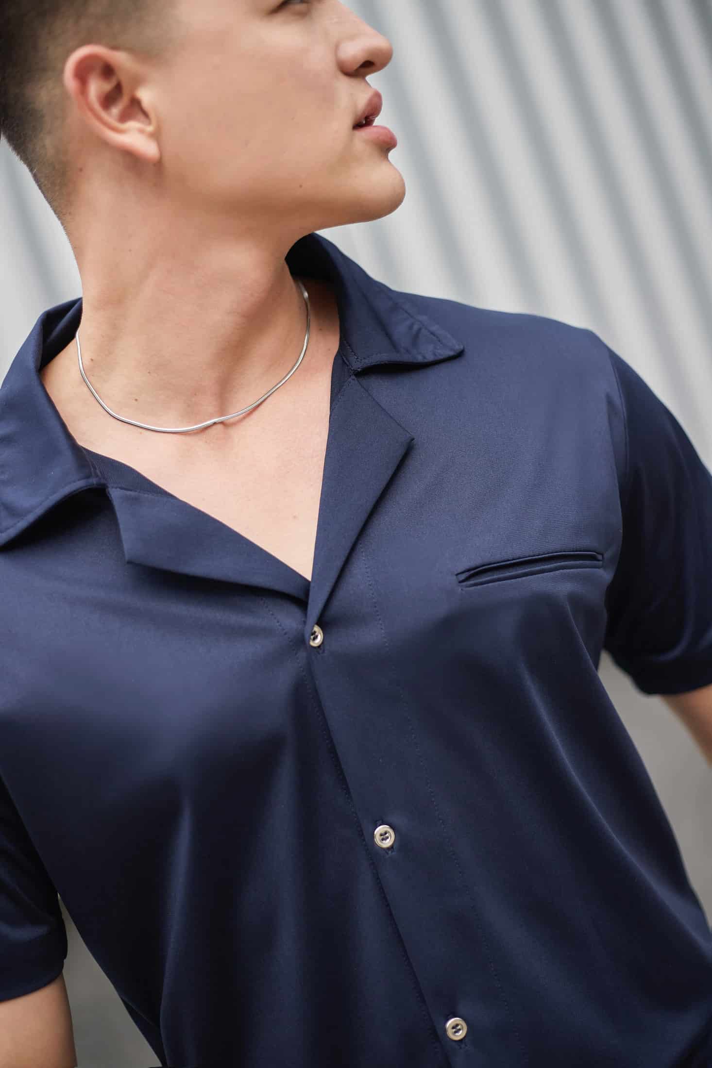 Camisa Hollywood Azul Noche - miniatura 2