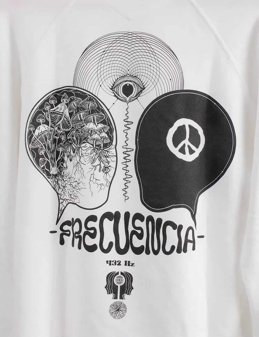 Camibuso Manga Ranglan Frecuencia crudo Unisex - miniatura 13