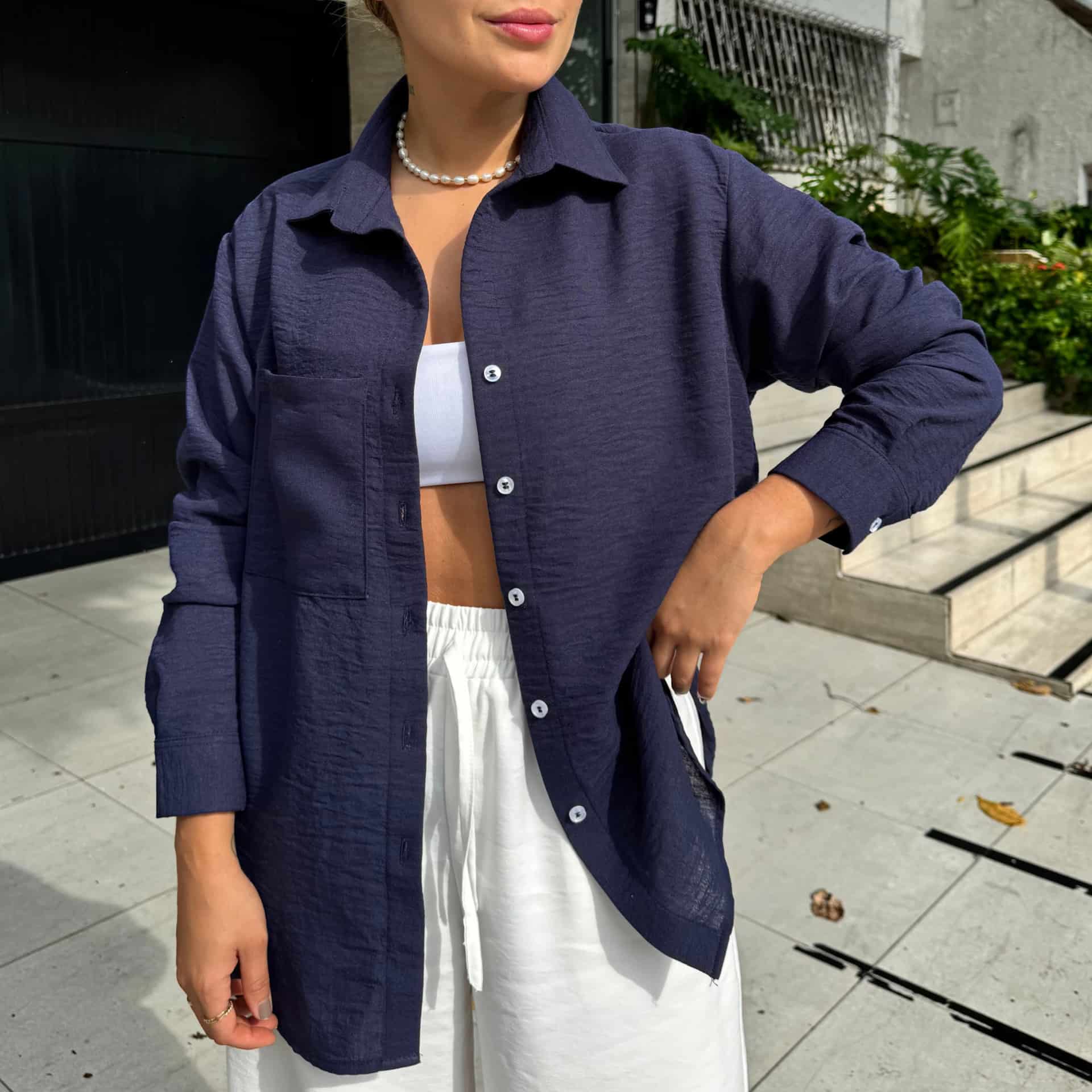 Camisera Playita Azul Navy - miniatura 2
