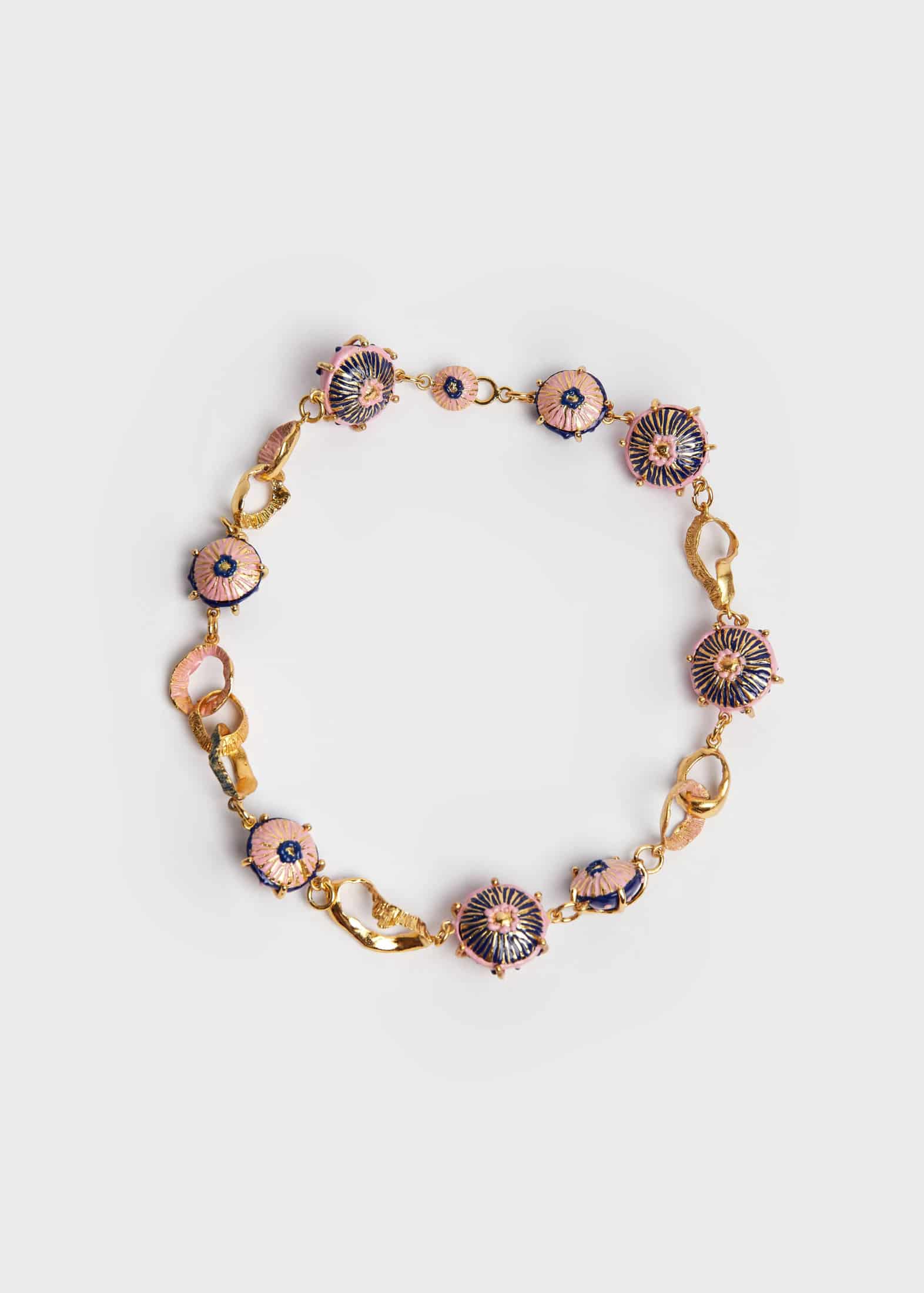Choker sombreritos azul rosa - miniatura 1
