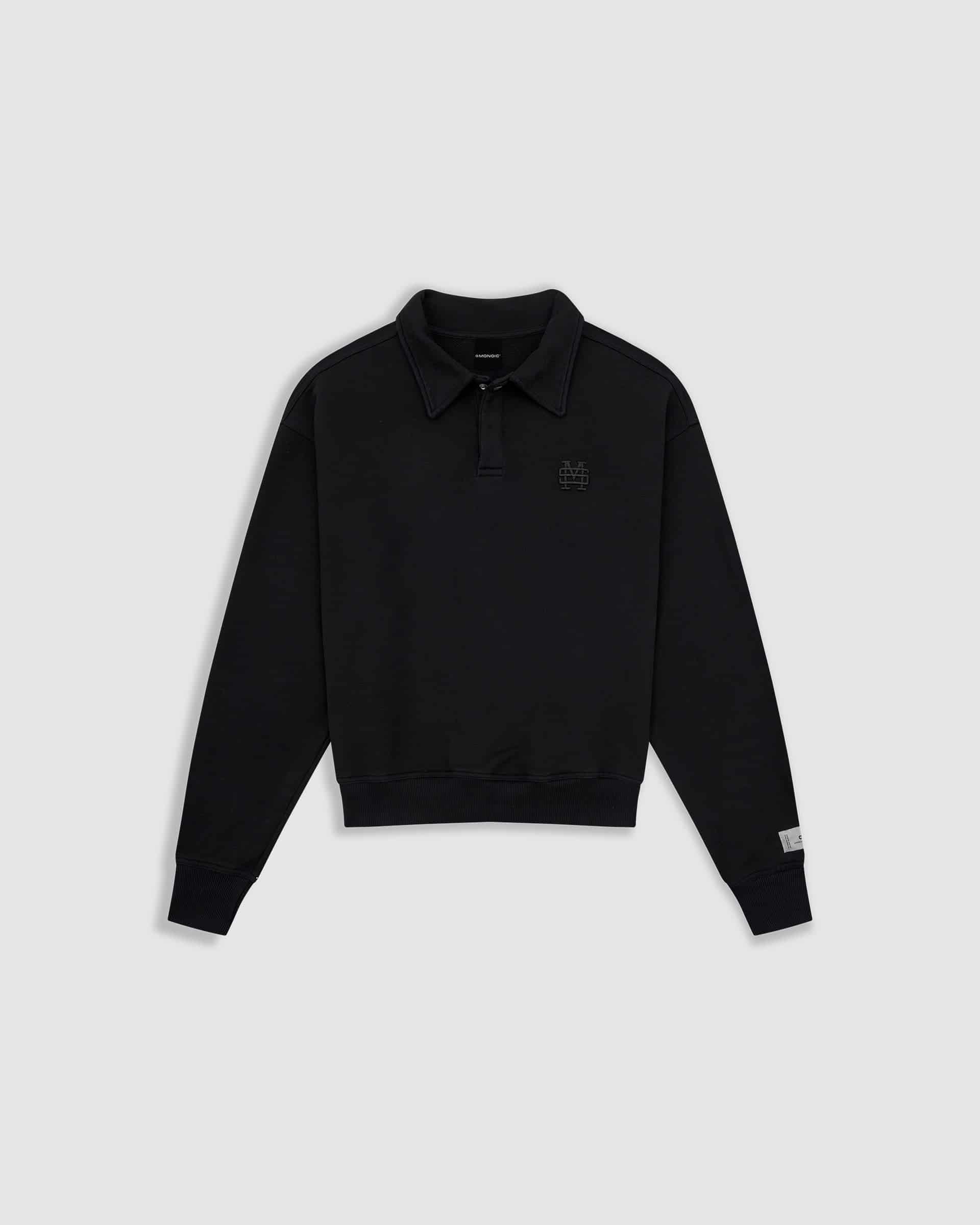 Polo Sweater - Negro Oscuro - miniatura 1