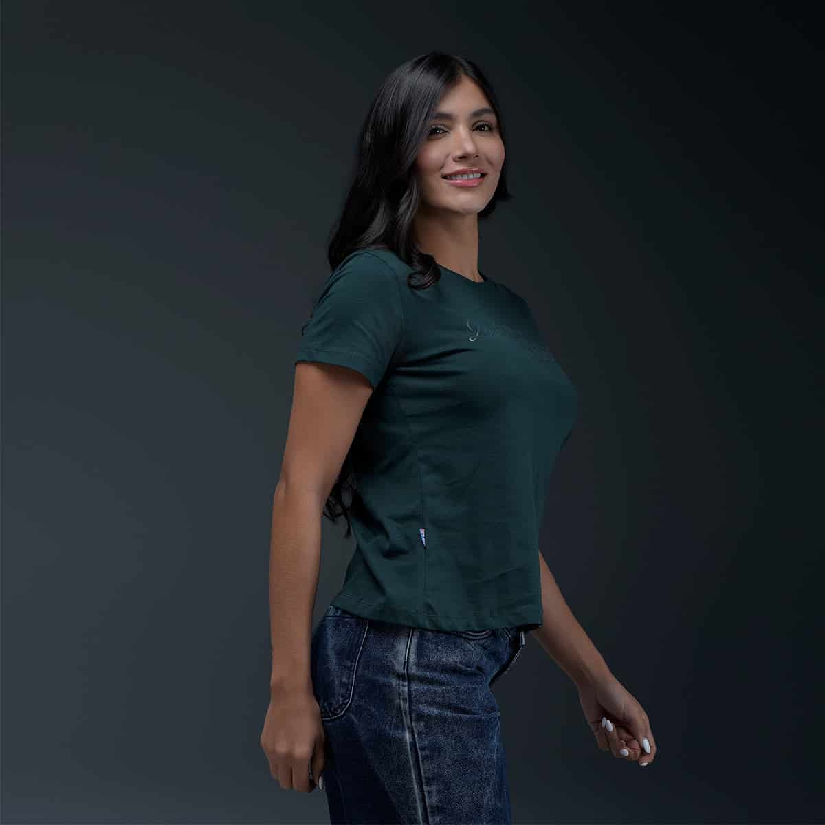 Camiseta Verde Mujer - miniatura 3