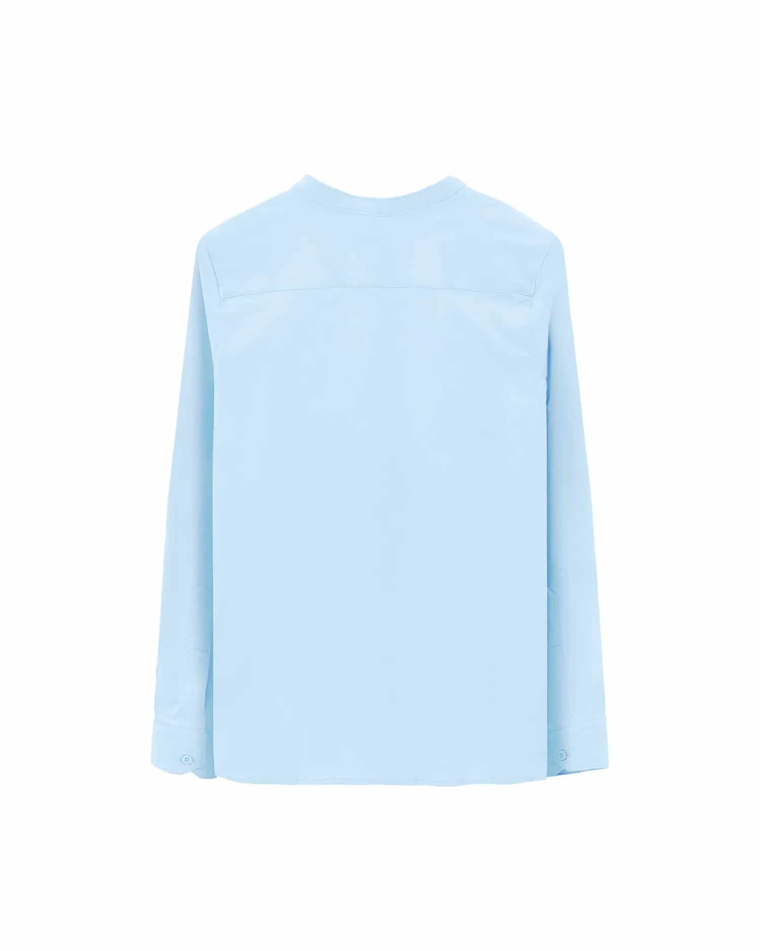 Camisa Oxford Celeste - miniatura 4