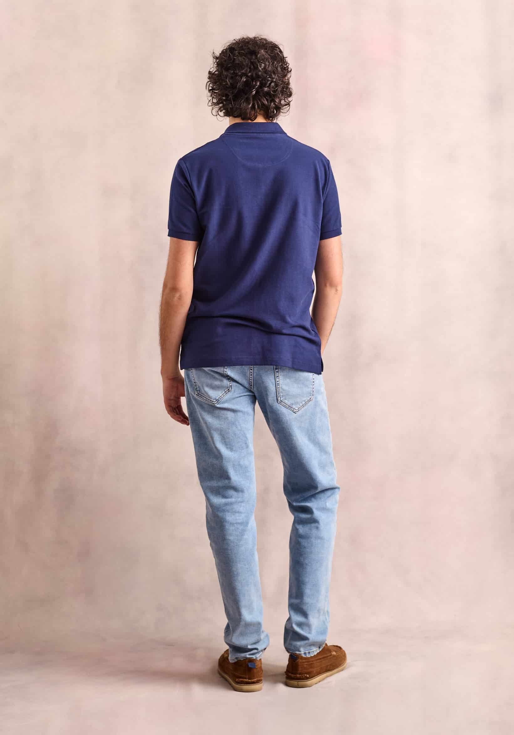 Camiseta Tipo Polo Azul Osc. L-Nar - miniatura 6