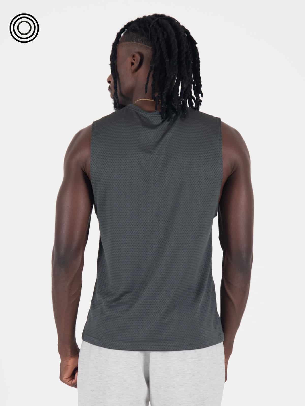 camisilla hombre panal gris oscuro - miniatura 2