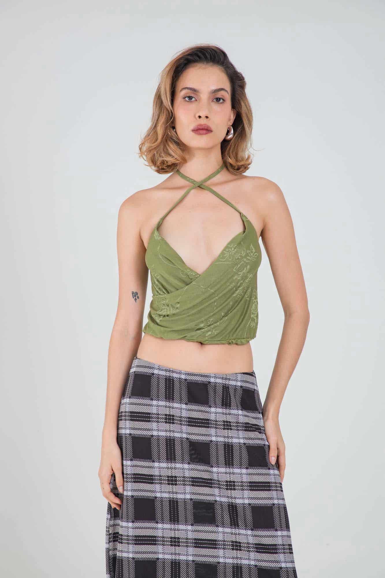 SIENNA GREEN TOP - miniatura 2