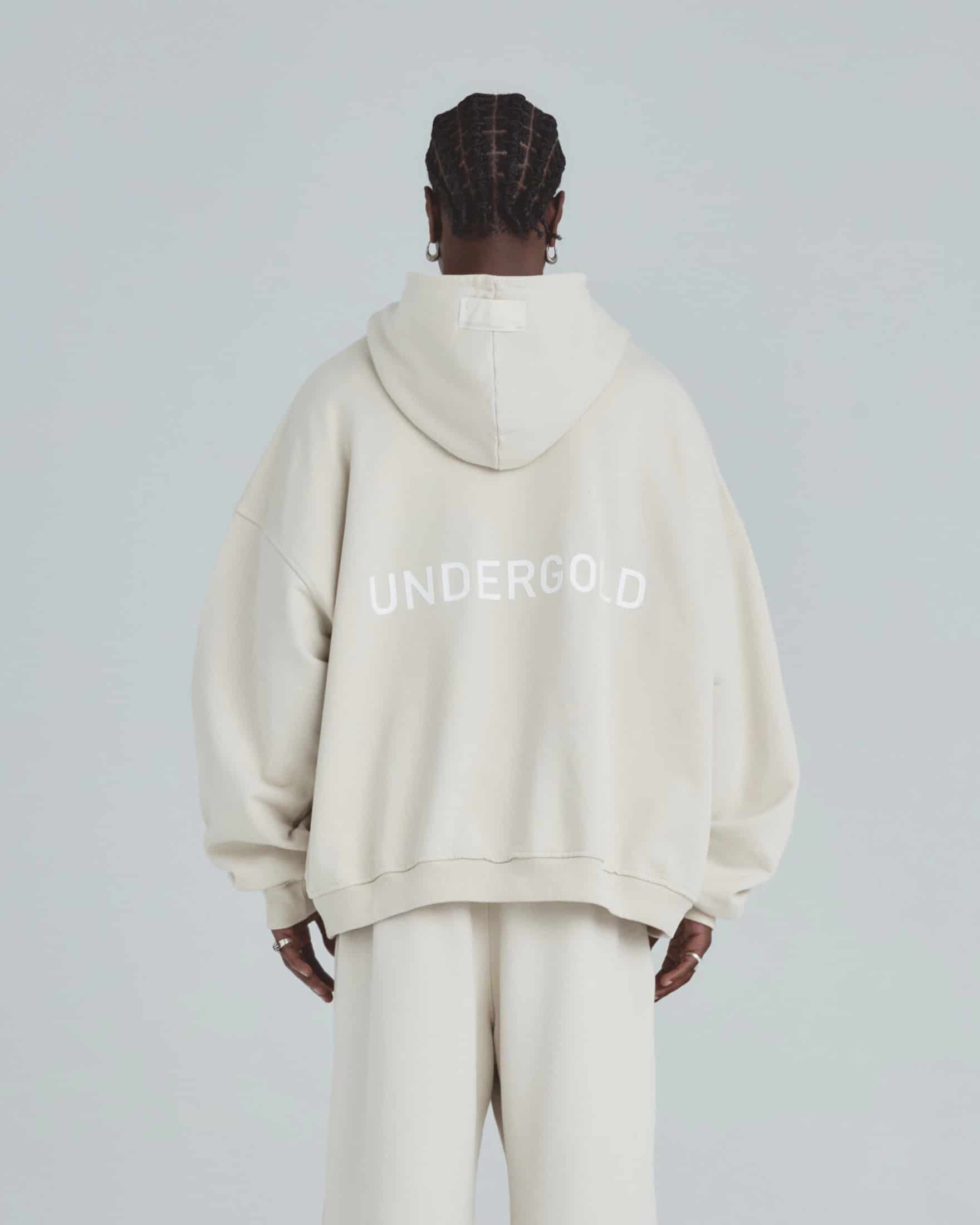 Line Basic Hoodie Cream - miniatura 7