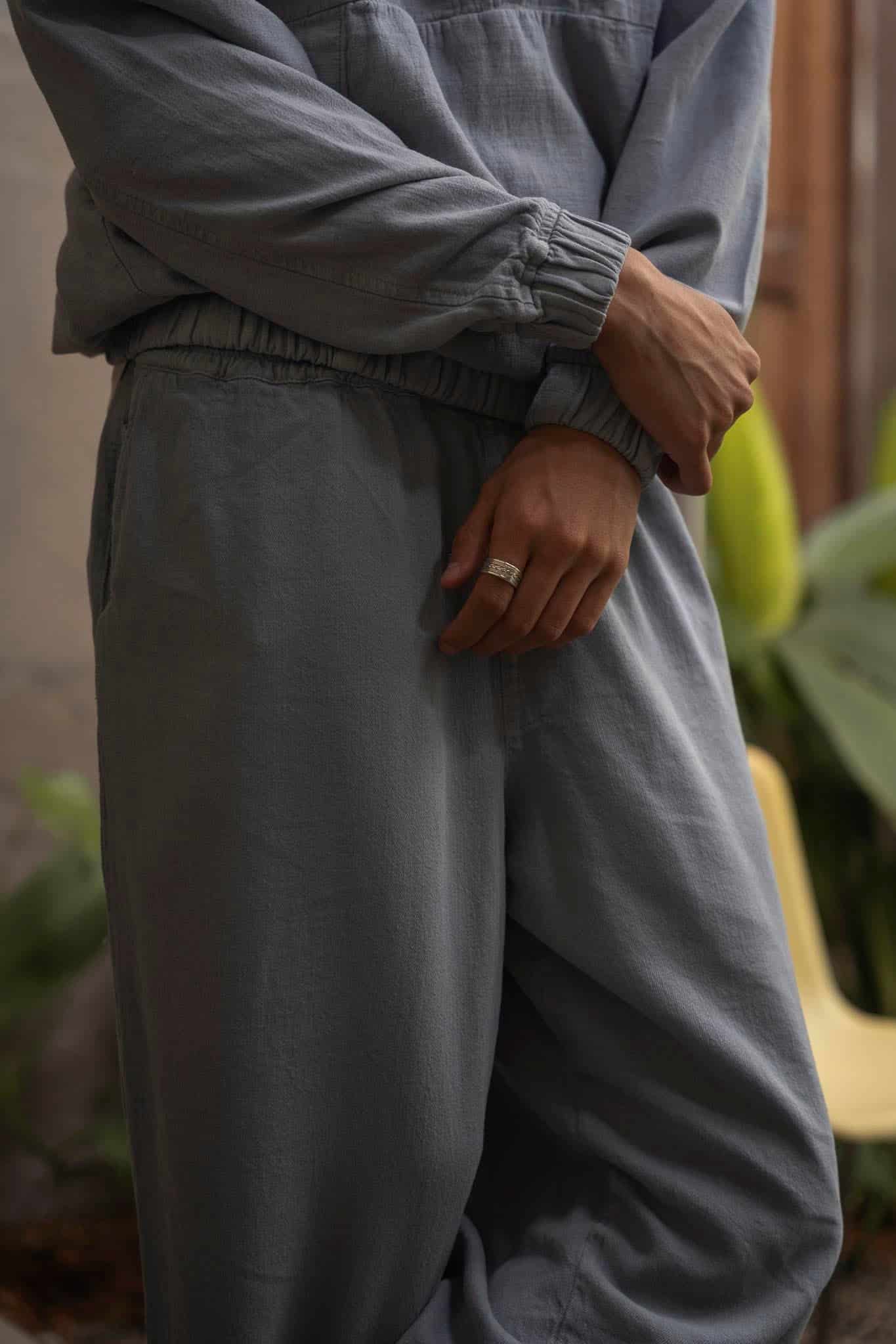 Pantalón relaxed azul claro - miniatura 2