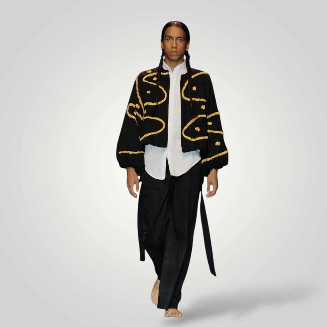 CHAQUETA ASIMETRICA - miniatura 1