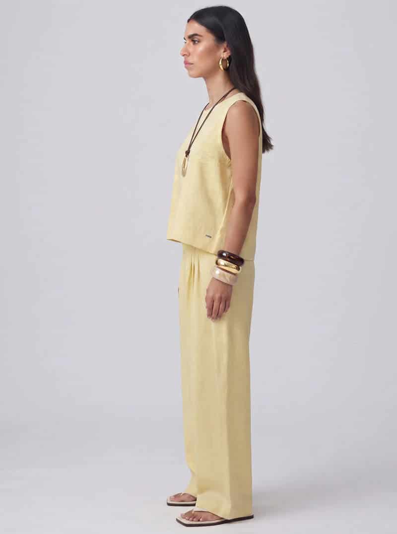 PANTALÓN CANVAS AMARILLO - miniatura 3