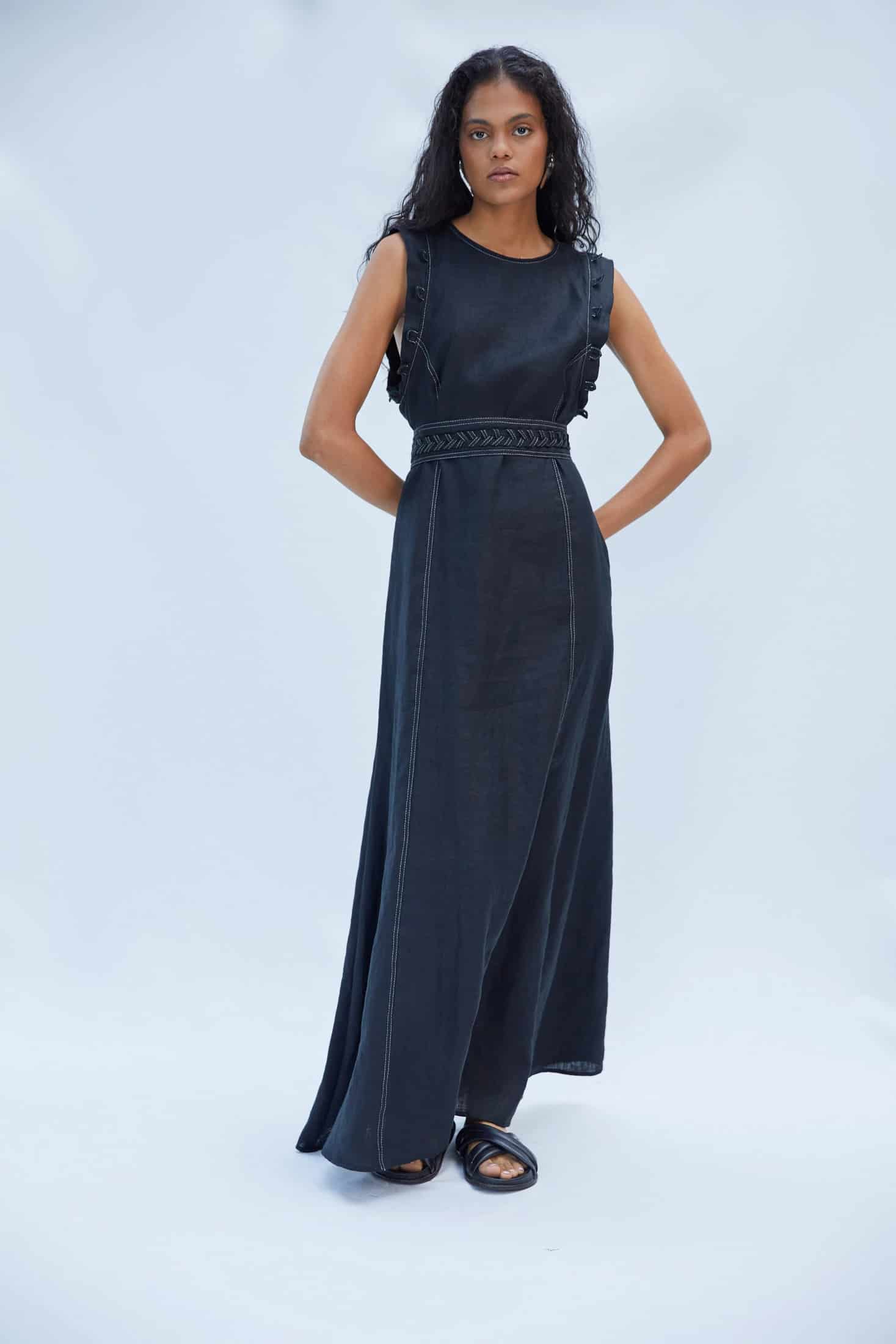 JULY DRESS BLACK - miniatura 3