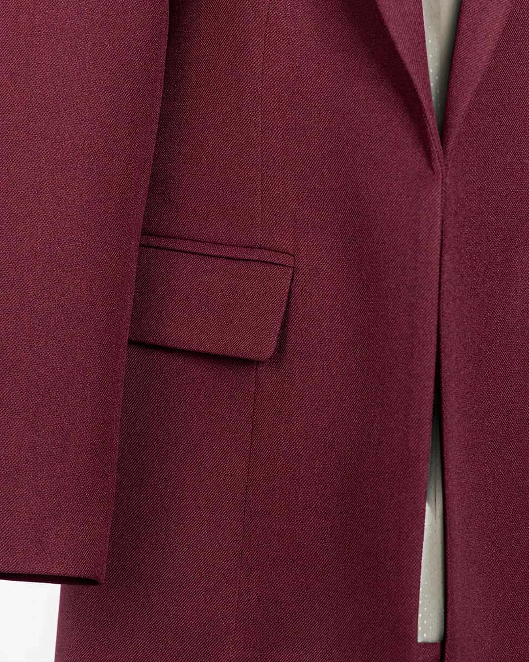 Blazer Vinotinto Burdeos - miniatura 5