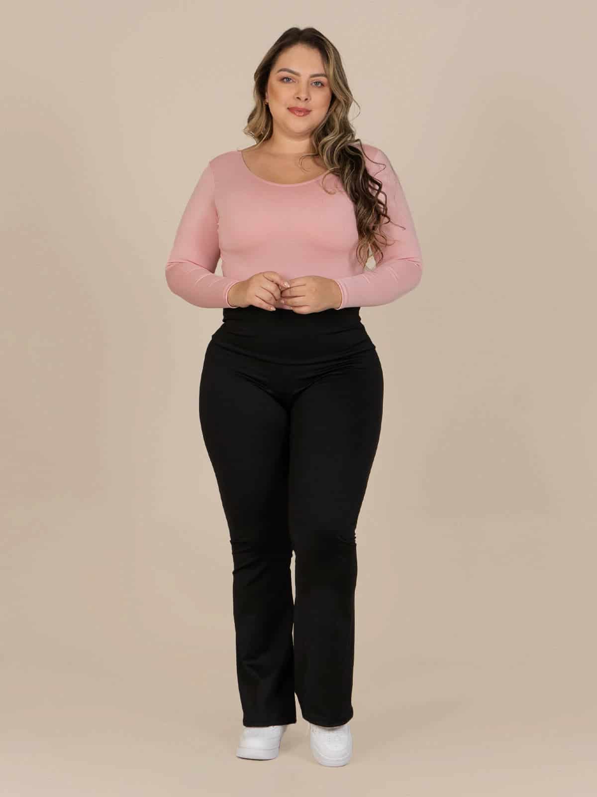 Body magda rosado talla plus - miniatura 2