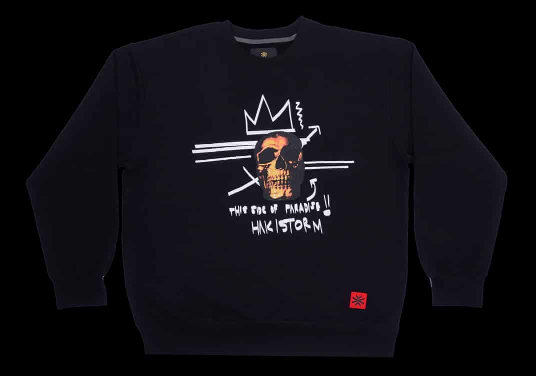 Sweater Golden Skull Black - miniatura 2