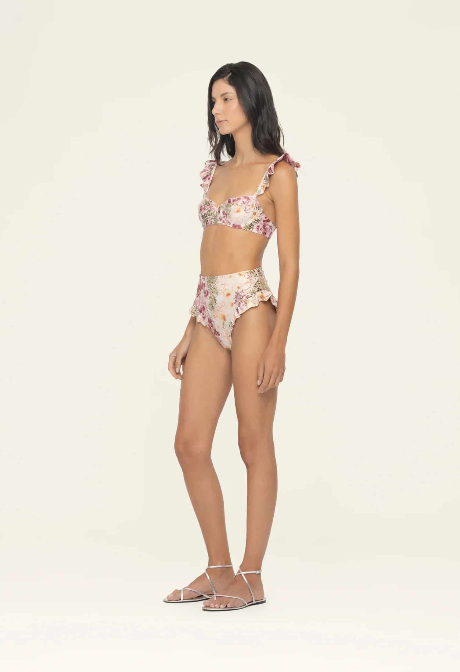 Kiwi Florecer Bikini Top - miniatura 11