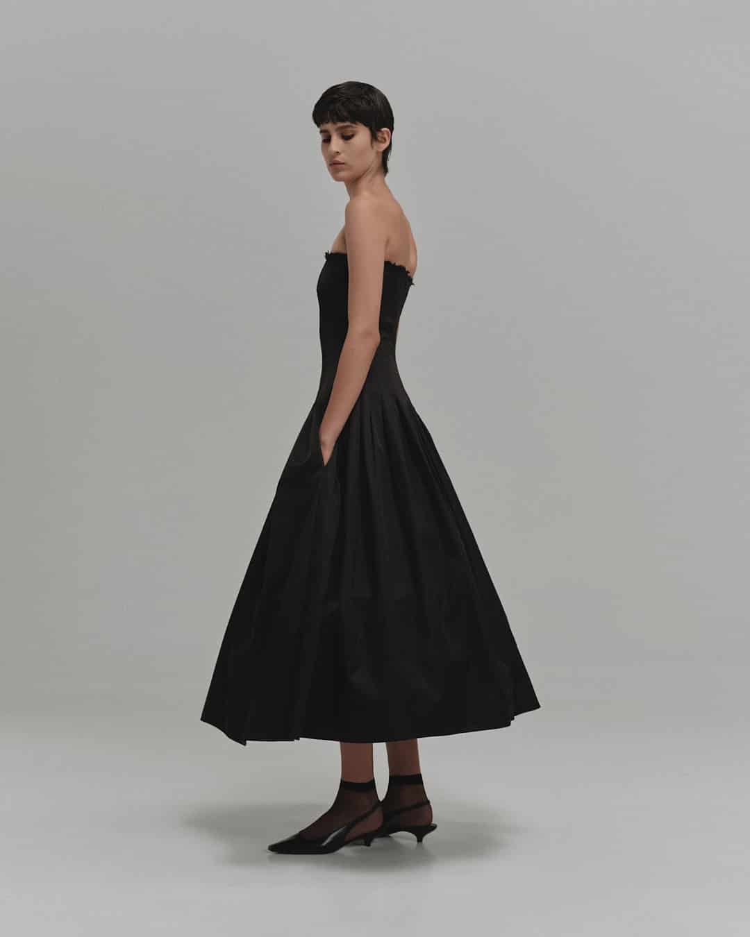 "CAMELIA" MIDI DRESS - miniatura 4