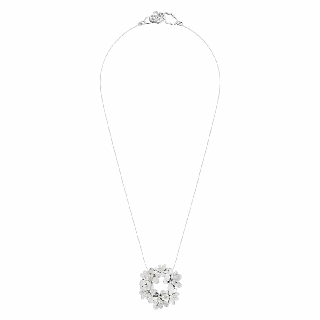 Collar miniterrario Angie en plata - miniatura 2