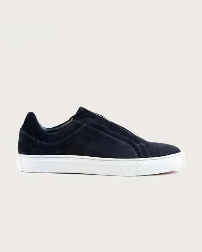 Sneaker Gino Azul Gamuza - miniatura 2