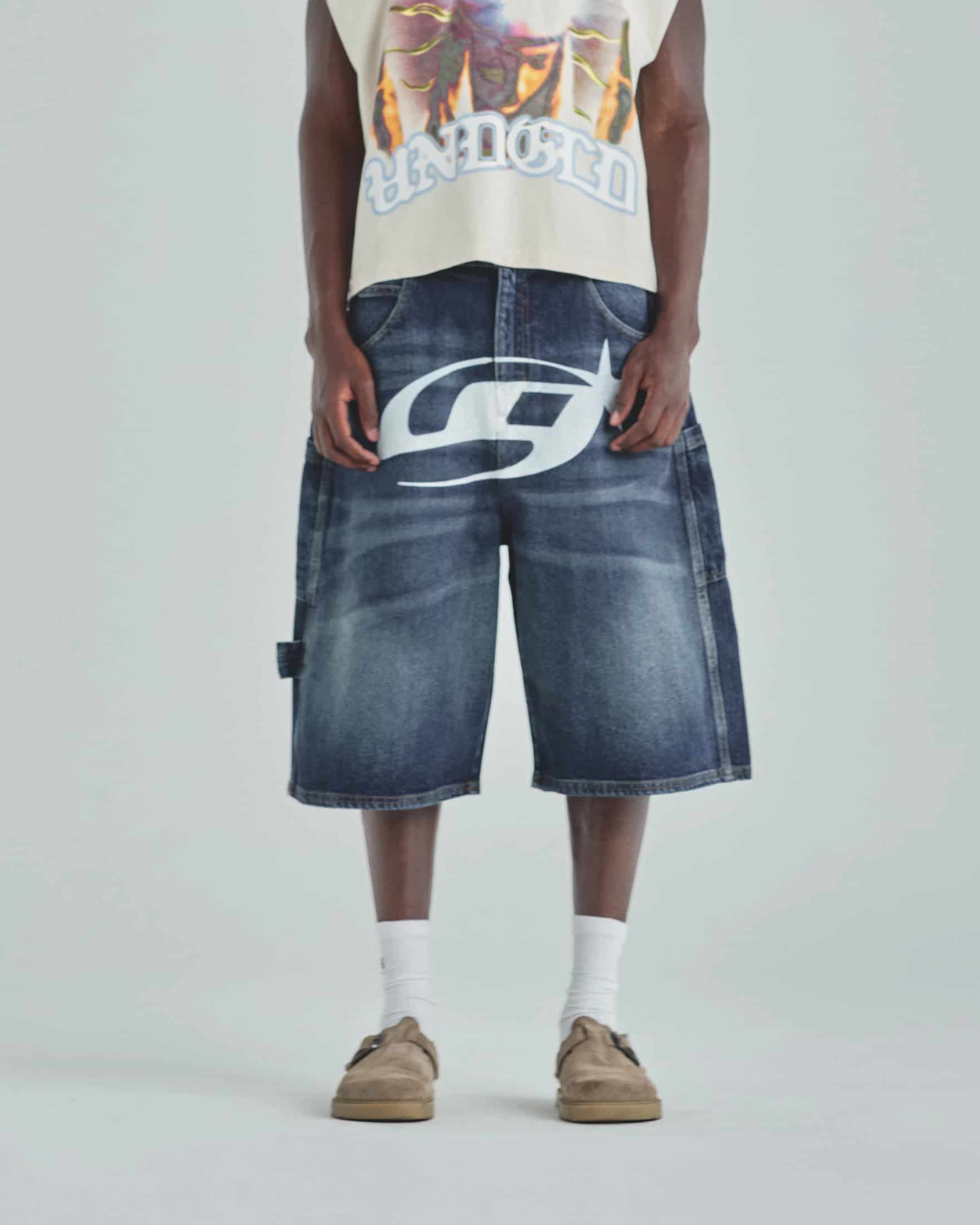 Act 1 UG Star Denim Jorts Medium Blue - miniatura 2