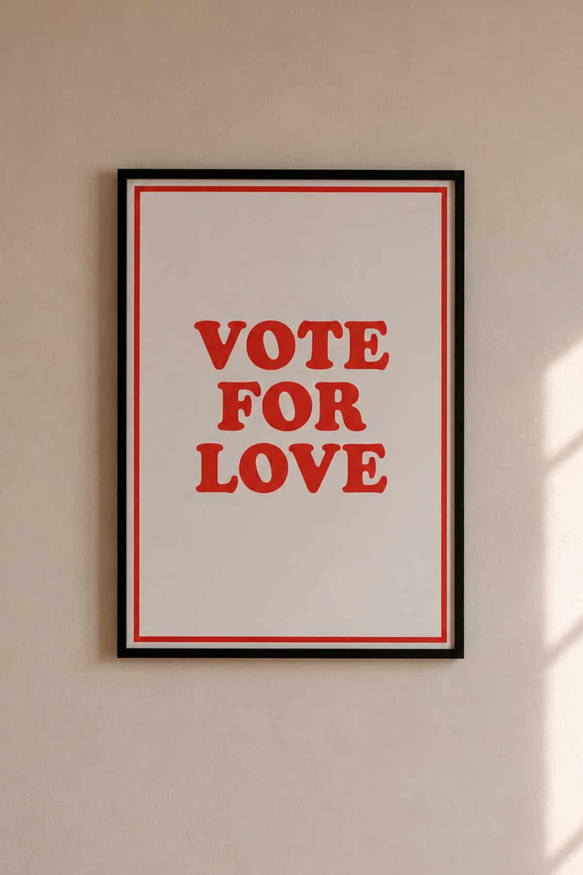 VOTE FOR LOVE PRINT - miniatura 2