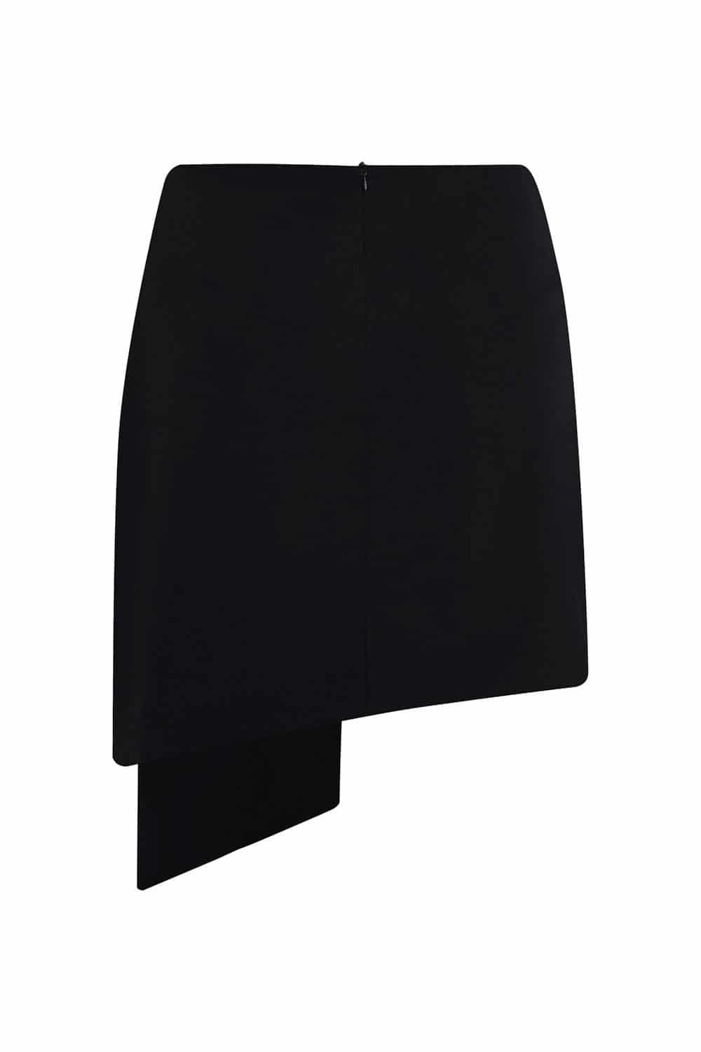 Falda seda imperial negro - miniatura 3