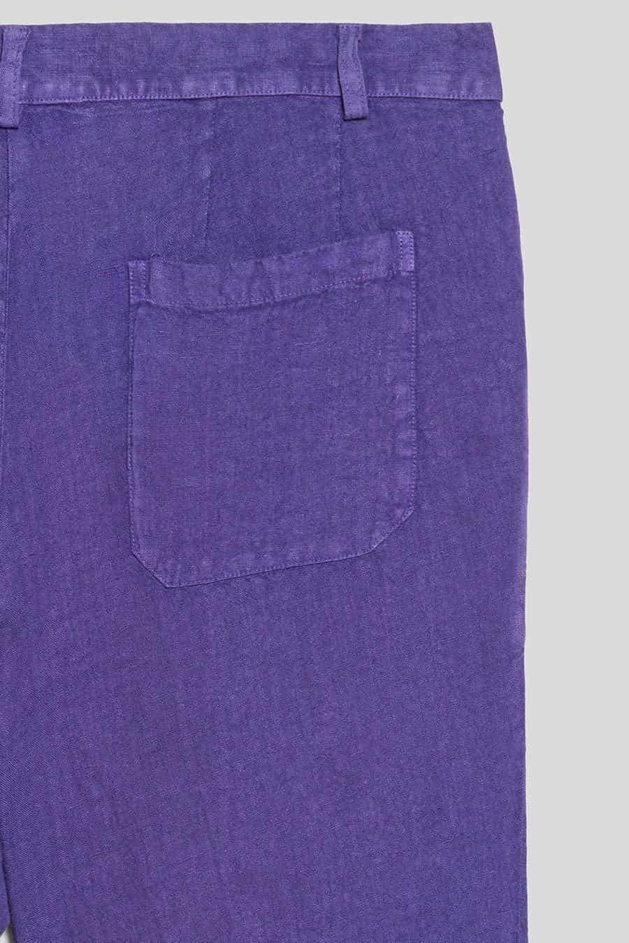 Men's linen pants grape donato - miniatura 3