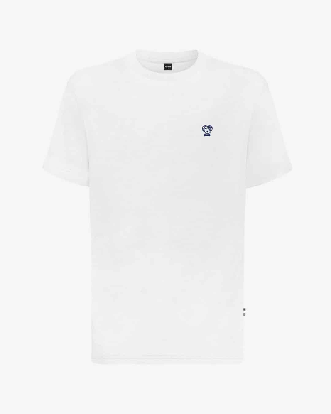 Camiseta Antimanchas Blanca Logo Azul Oscuro - Talla Regular - miniatura 4