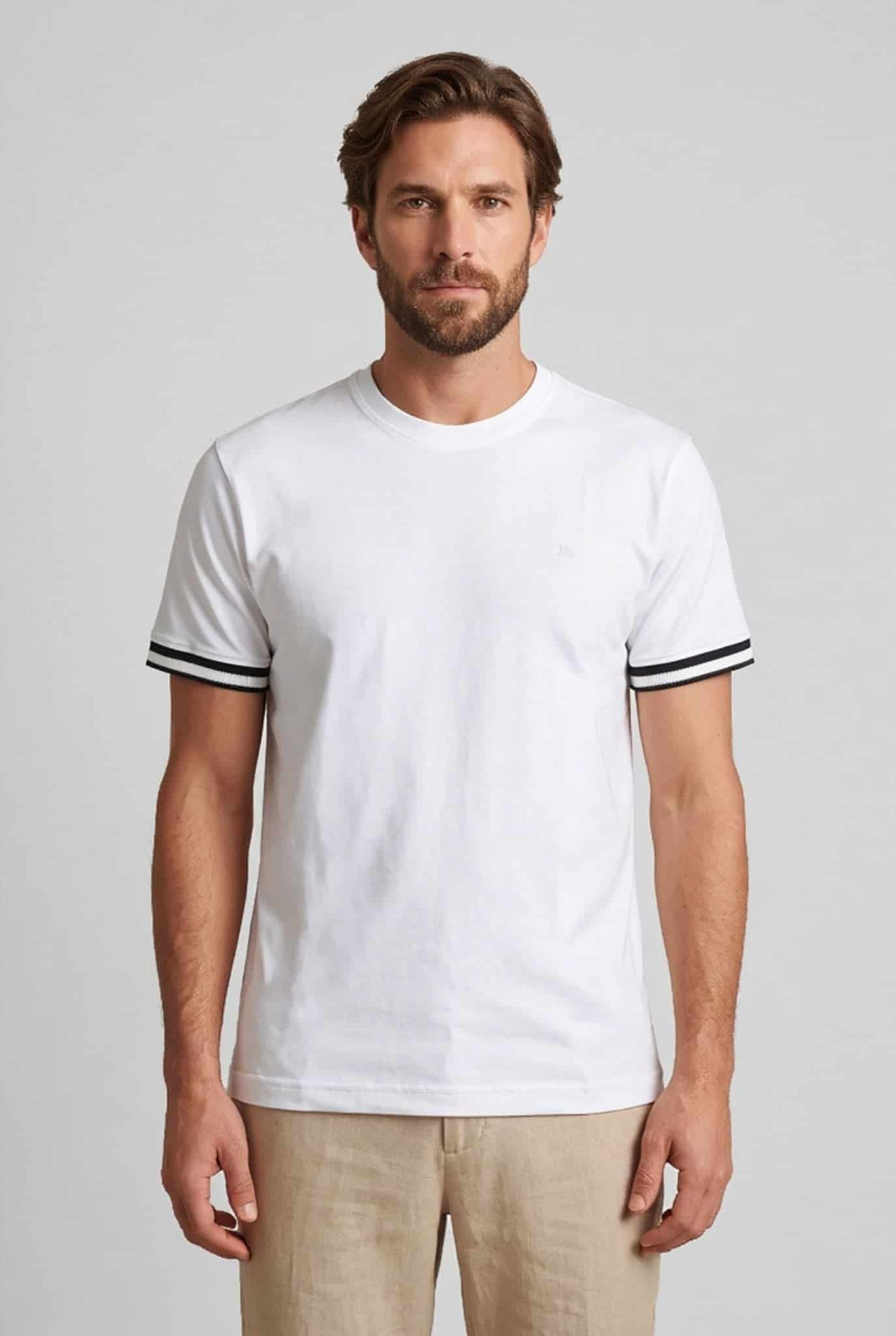 Camiseta cuello redondo para hombre Jon Sonen 020425008 - miniatura 4